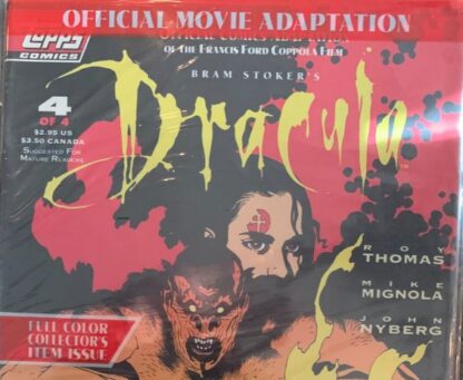 Topps Comics Bram Strokers Dracula #4 of 4 Jan 1993 - Image 3