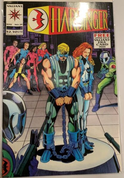 Valiant Comics Harbinger # 29 May 1994 with Free Valiant Era Card