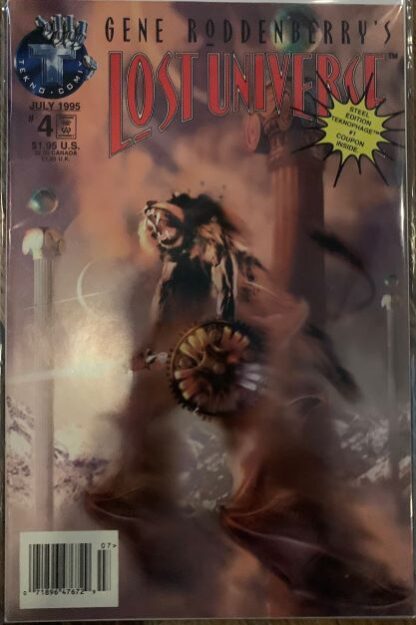 Tekno Comix Gene Roddenberry's Lost Universe #4 July 1995 Alternative Cover 2