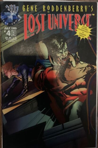 Tekno Comix Gene Roddenberry's Lost Universe #4 July 1995 Alternative Cover - Image 2