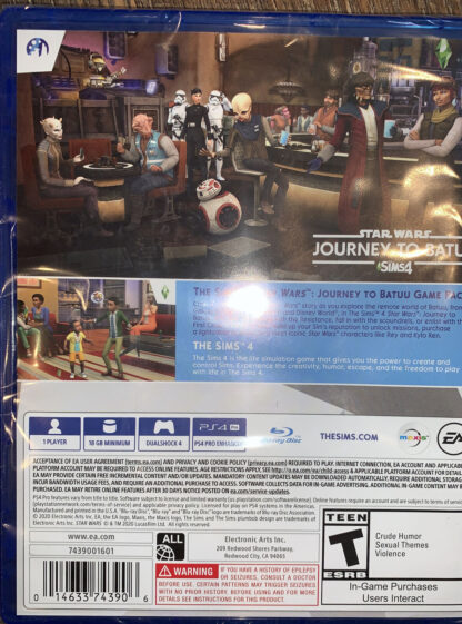 NEW PS4 The Sims Video Game With Star Wars Add on - Image 2