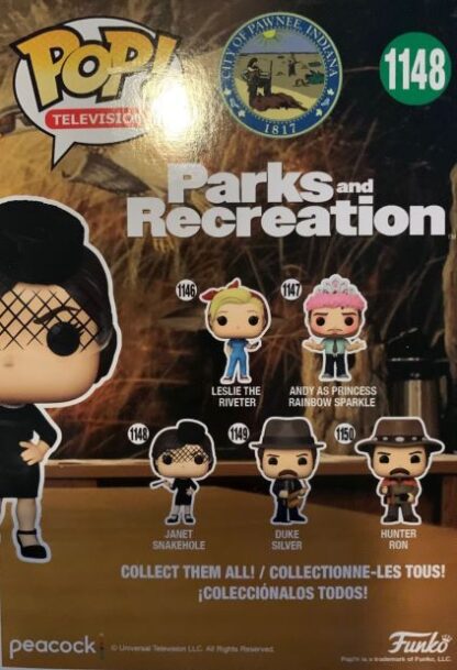 Funko POP Janet Snakehole (April) #1148 Parks and Recreation Vinyl Figure - Image 2