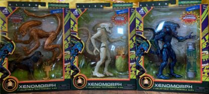Alien Action Figure - 7" Xenomorph Drone w/Pod & Hugger, Warrior Xenomorph, & Lanard Xenomorph Runner