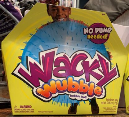 Wacky Wubble Ball 20" (Blue)- No Pump Needed