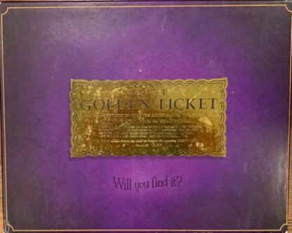 (DAMAGED MISSING TOKEN) The Golden Ticket Family Board Game Willy Wonka and the Chocolate Factory (Missing Mike TV Figure)