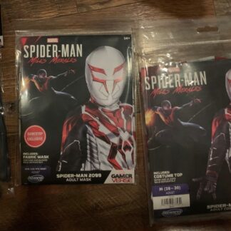 Spider-Man 2099 Costume Cosplay W/ Gloves and Mask Adult Medium (28-30)