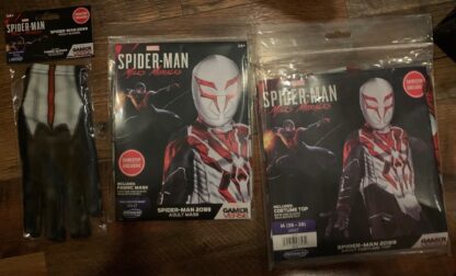 Spider-Man 2099 Costume Cosplay W/ Gloves and Mask Adult Medium (28-30)