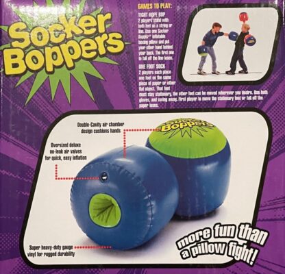 Socker Boppers Inflatable Boxing Pillows - One Pair - Color- Gotcha Green - Image 3