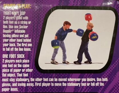 Socker Boppers Inflatable Boxing Pillows - One Pair - Color- Gotcha Green - Image 2