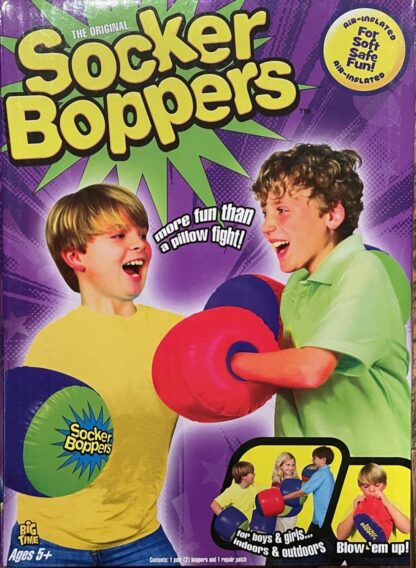 Socker Boppers Inflatable Boxing Pillows - One Pair - Color- Gotcha Green