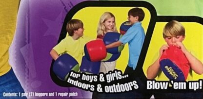 Socker Boppers Inflatable Boxing Pillows - One Pair - Color- Gotcha Green - Image 4