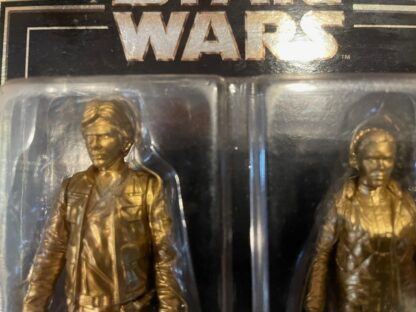 STAR WARS Skywalker Saga Commemorative Edition - set of four - Gold Han Solo & Princess Leia -Gold Finn & Poe Dameron - Gold Kylo Ren & Rey - Gold Luke & Chewbacca - Image 12