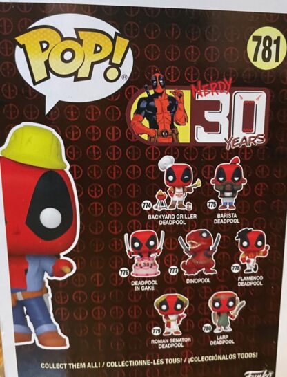 Funko Pop- Deadpool- #781 Construction Worker Marvel Special Edition - Image 2