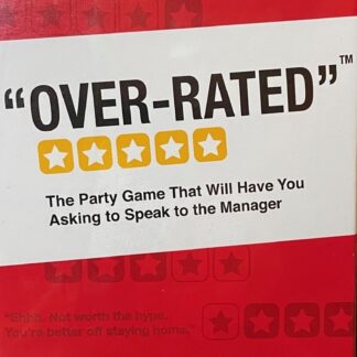 "Over-Rated" - Party Game - by the Creators of What Do You Meme