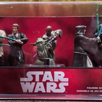 (DAMAGED BOX) Disney Store Star Wars Jedi 6 Action Figure Toys