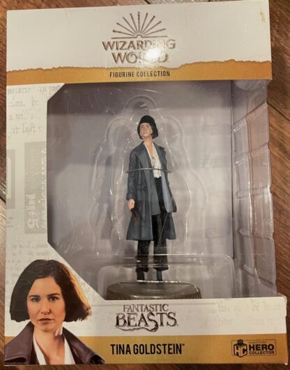 (DAMAGED BOX) Wizarding World Fantastic Beasts Tina Goldstein With Wand Figurine Eaglemoss