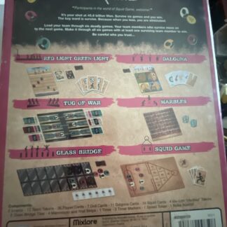 Netflix squid game let the games begin board game